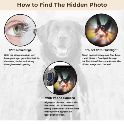 Personalized Necklace With Photo Projection & Engraved Name